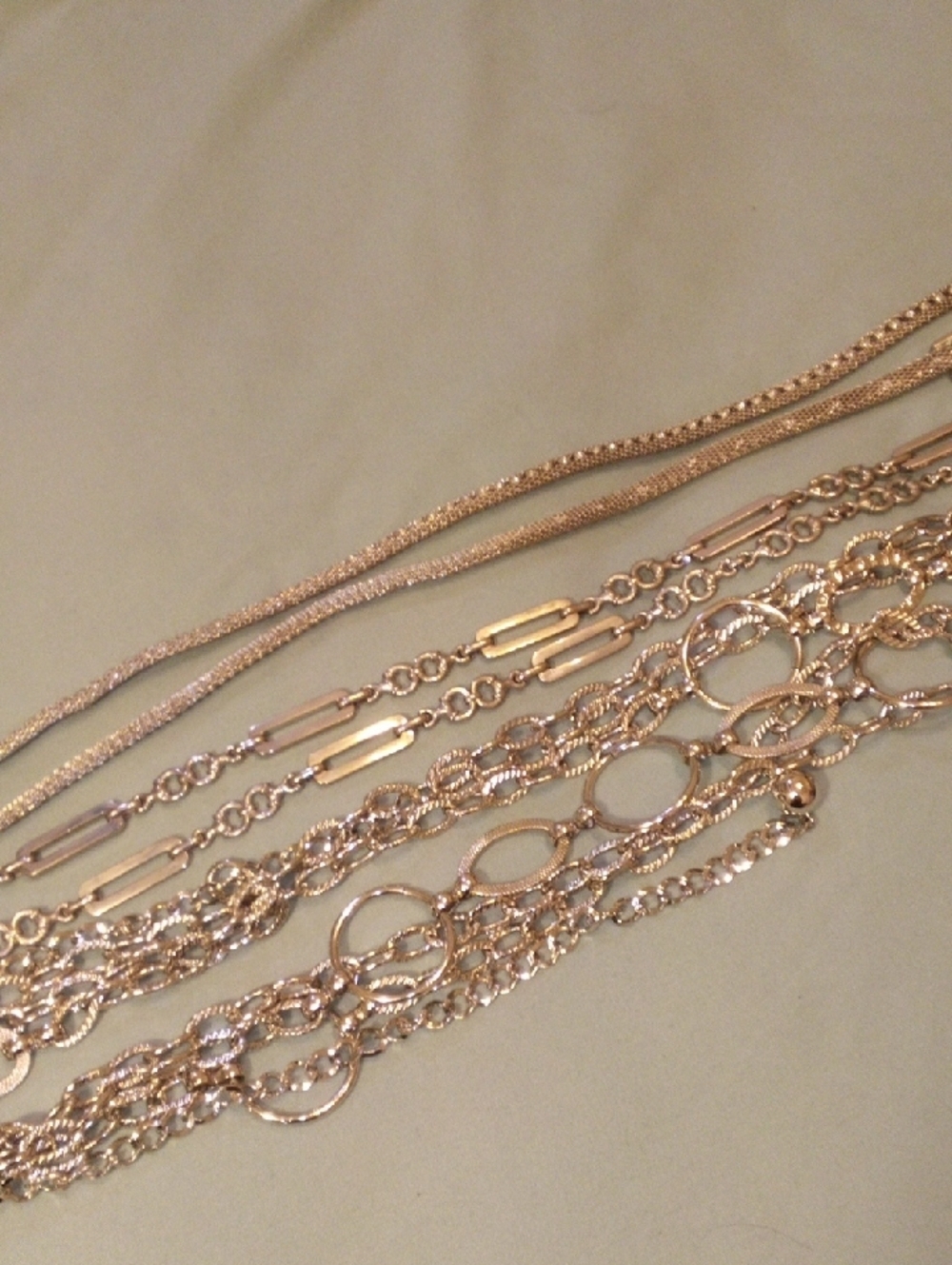 Women's Silver Layered Chains/Necklace and Miscellaneous Jewelry Sets - Picture 6 of 7